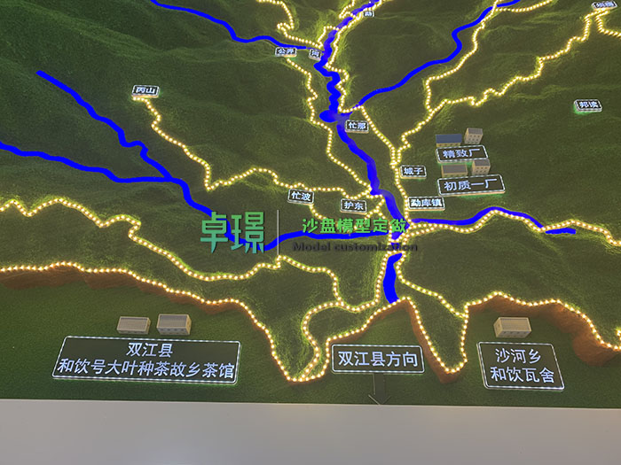 地形圖沙盤(pán)模型