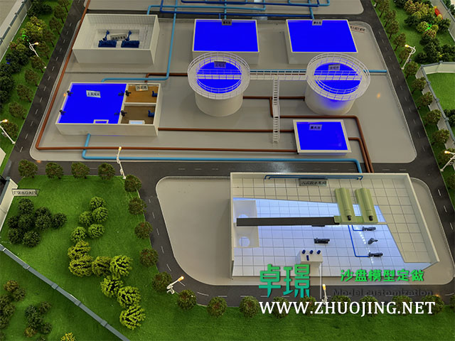 污泥污水處理廠沙盤模型制作廠家案例