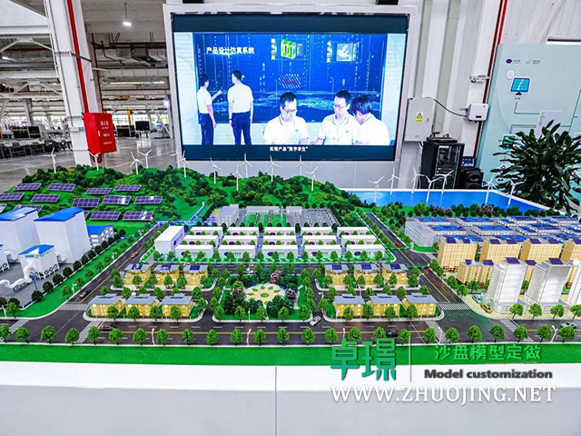 清潔能源光伏發(fā)電沙盤模型制作廠家案例