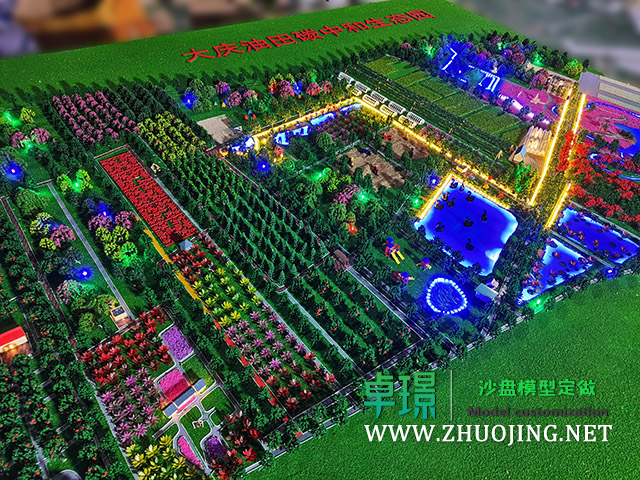 生態(tài)園風景沙盤模型制作廠家案例