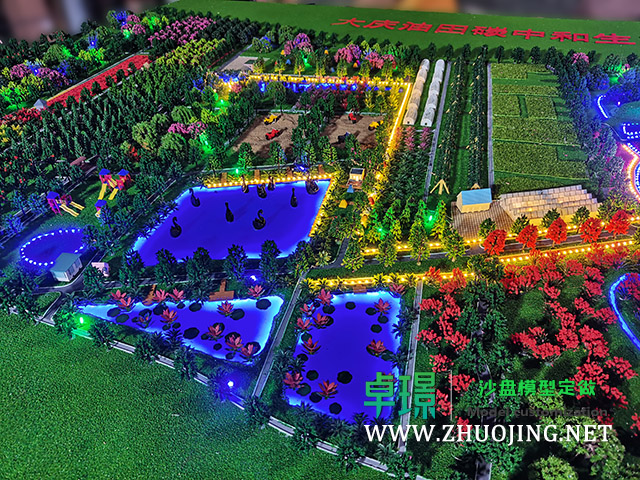 生態(tài)園風景沙盤模型制作廠家案例